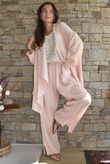 Rustic Nature Bubble Cotton Waterfall Jacket Washed Peachy Nude